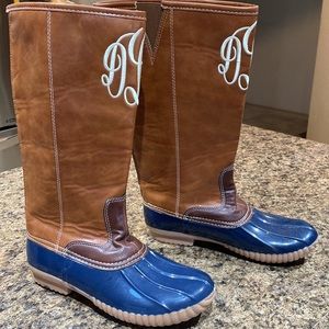 Green Forest rain boots size7